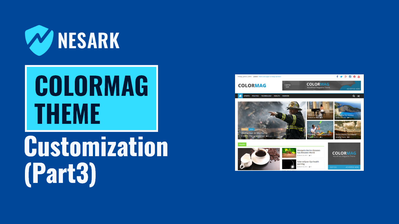 How to customize ColorMag WordPress theme