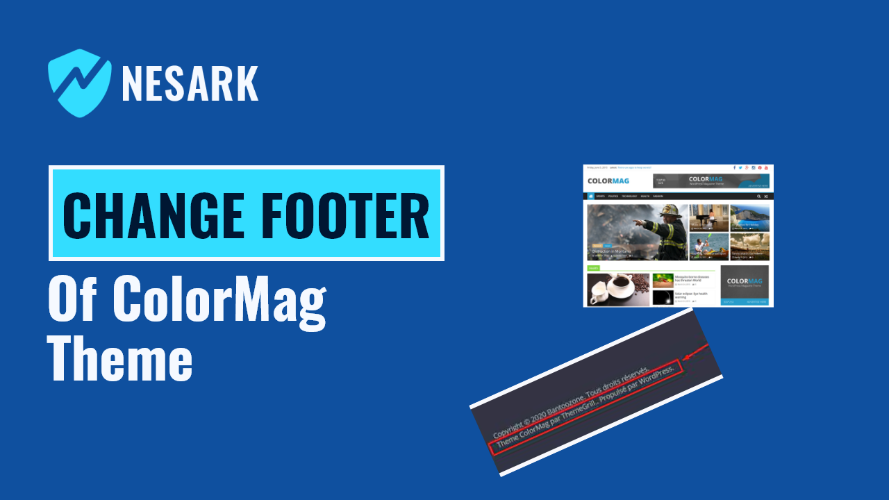 How To Change The Footer Of ColorMag WordPress Theme